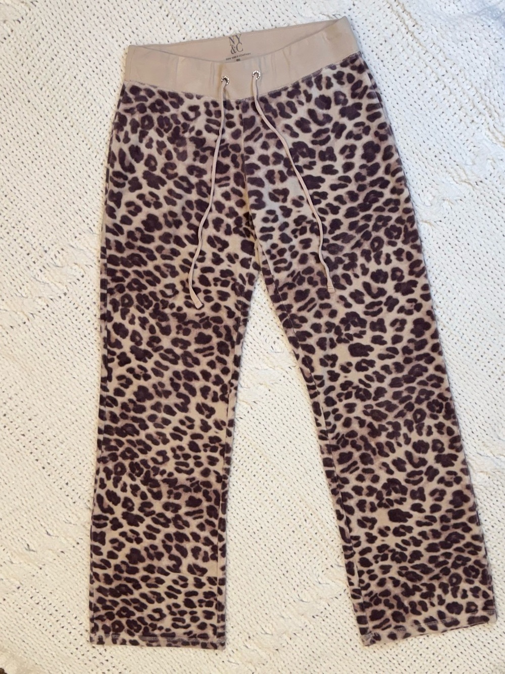 Y2K New York & Co Leopard Lounge Pants
